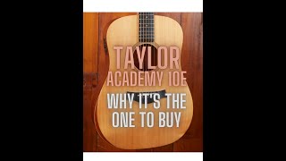 Video thumbnail for Taylor Academy 10E and the brilliant reason why it works. by Steve's Recording Tips