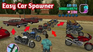 Gta Vice City Easy Car Spawner | How to install Car Spawner mode GTA VC | ShakirGaming