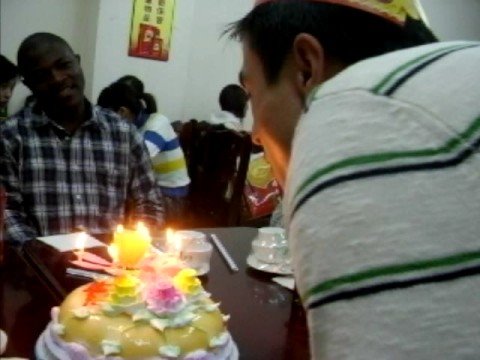 AvazBek's Birthday in China
