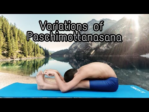 Variations of Paschimottanasana/Helps relieve menstrual discomfort /Therapeutic for Infertility, BP/