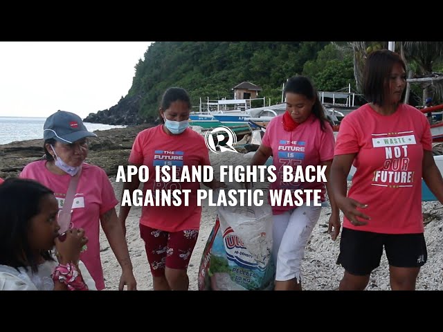 Waste workers on the frontlines to protect Apo Island from plastic threat