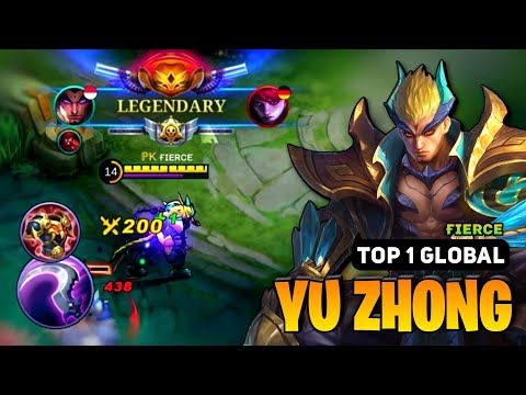 LEGENDARY! Yu Zhong Best Build 2023 [ Yu Zhong Top 1 Global Gameplay ] ғɪᴇʀᴄᴇ - MLBB
