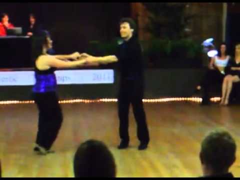 Ben Plows-Kolff, Mandi Stanton. Ceroc Chch champs ADV A Spotlight Dance