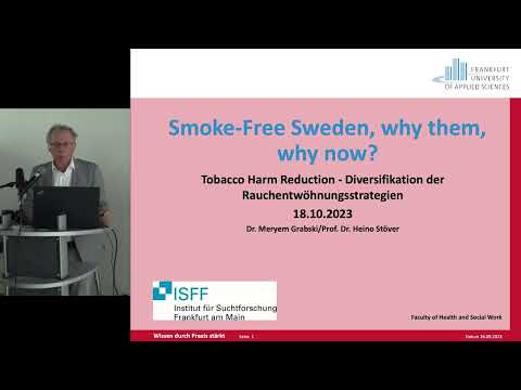 6. Tobacco Harm Reduction Konferenz 2023 - Smoke-Free Sweden Heino Stöver Meryem Grabski
