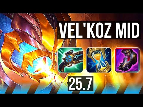 VEL'KOZ vs IRELIA (MID) | EUW Diamond | 25.7
