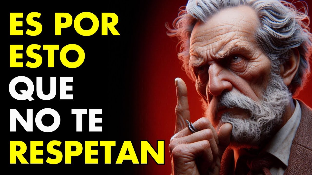 9 ACTITUDES que hacen que las personas PIERDAN EL RESPETO por ti - Sabiduría para vivir | ESTOICISMO