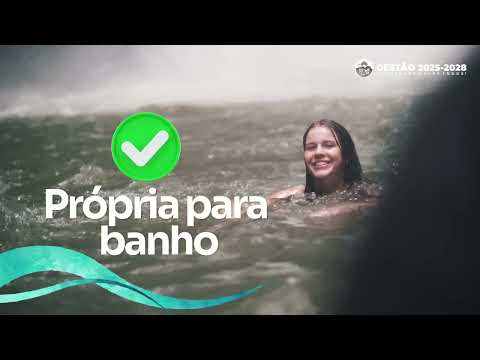 Balneabilidade Cachoeira da Onze, Própria para Banho.