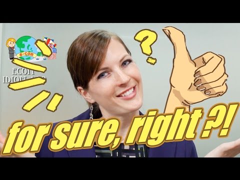 【外教英語】輕鬆學英語05/100：肯定的吧？ (【Ecom Englisch】  Englisch lernen leicht gemacht  05/100: For sure, right?)