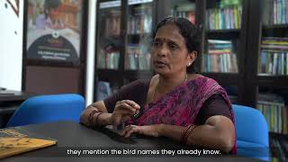 Books to Nature features Sanamma, a librarian bringing children closer to books and birds!