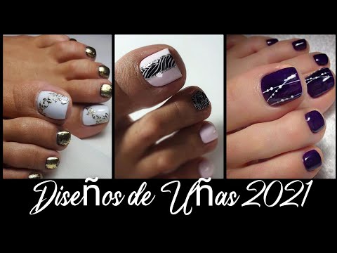 DISEÑOS DE UÑAS PARA PIES HERMOSOS 2021/UÑAS PIES 2021/DISEÑOS DE UÑAS PARA PIES 2022