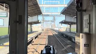今川で普通の待避をしないため詰まってノロノロ運転をする近鉄南大阪線準急