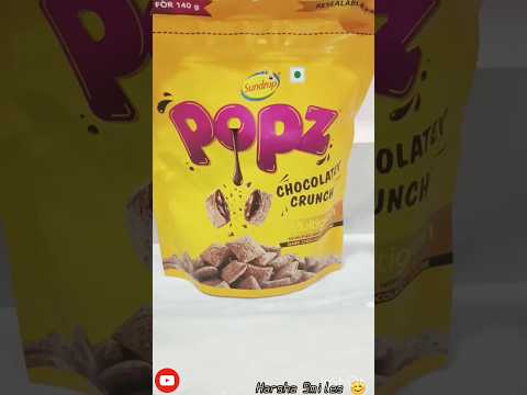 popz chocolate crunch ll Harsha Smiles 😊 ll subscribe to my channel ll #chocolate ll