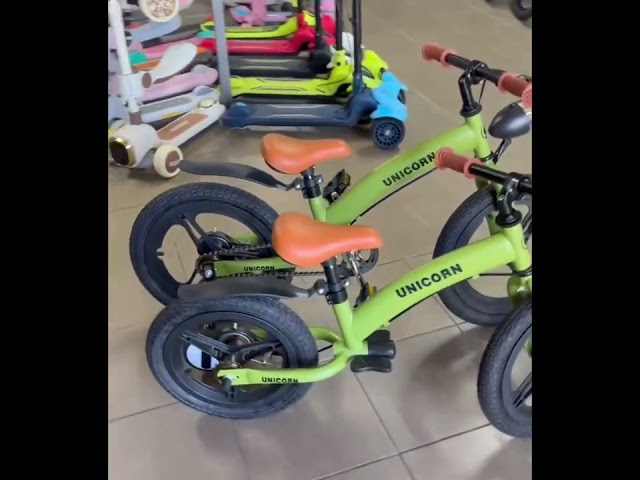 Дитячий велосипед-велобіг VERTIGO 12 дюймів Біло-коричневий