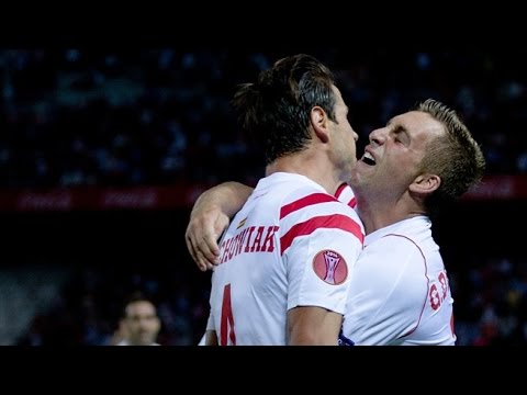 Sevilla vs Cordoba 1-0 14/02/2015 GOAL Grzegorz Krychowiak