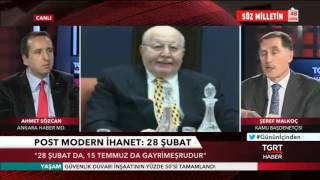 Kamu Başdenetçisi Şeref Malkoç, TGRT Haber Canlı Yayını