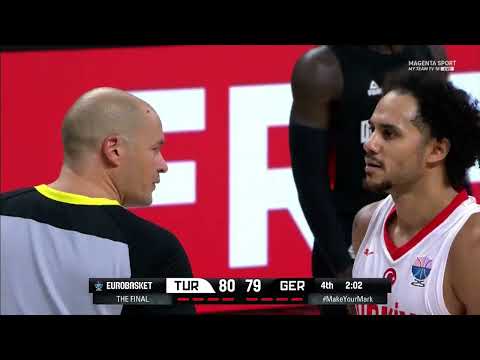 🇩🇪Germany vs 🇹🇷Turkey Eurobasket Final Crunchtime