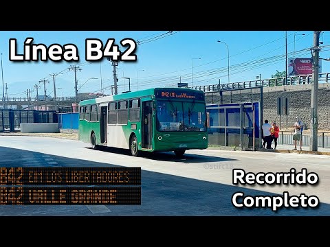 [Recorridos #48] Red Santiago B42 - Vule - A Tiempo Real Y A LAMPA