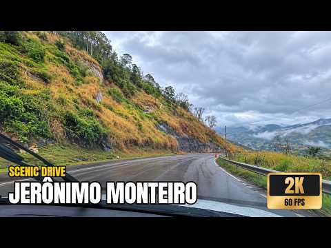 Trip to Jerônimo Monteiro in Heavy Rain and Low Visibility | ES-177 | Drive POV 27/08/2026
