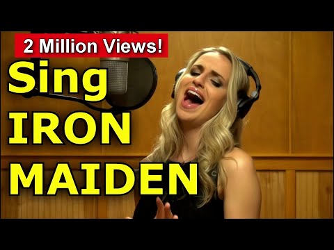 Gabriela Gunčíková -Gun - How To Sing Bruce Dickinson - Iron Maiden - Trooper - Ken Tamplin - TSO