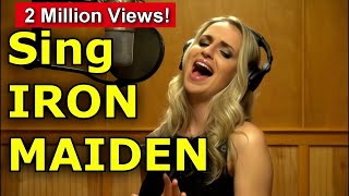Gabriela Gunčíková -Gun - How To Sing Bruce Dickinson - Iron Maiden - Trooper - Ken Tamplin - TSO