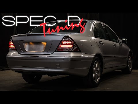 SPECDTUNING INSTALLATION VIDEO: 2000-2004 MERCEDES-BENZ C-CLASS W203 LED TAIL LIGHTS