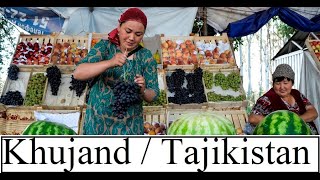 Tajikistan/Khujand (Beautiful Colorful Panjshanbe Bazaar Square) Part 9