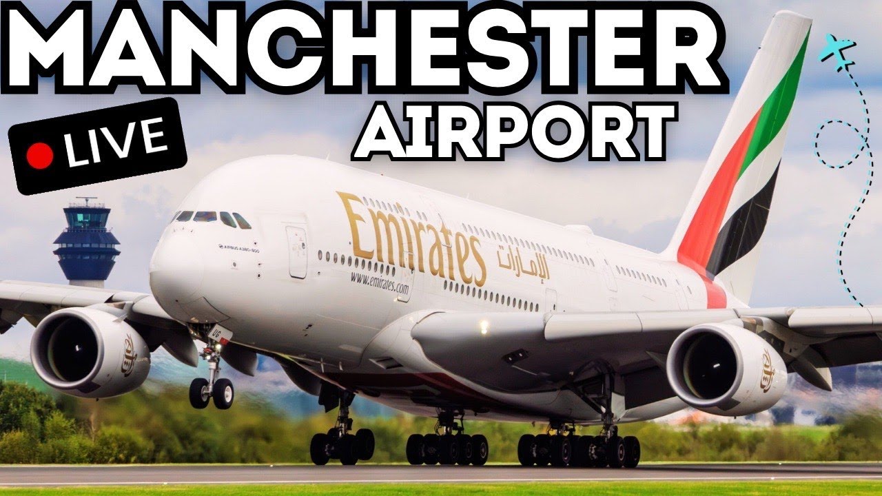 🔴 LIVE Manchester Airport Plane Spotting 🛫