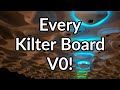 Every Established Kilter Board V0 *** (Home Wall Layout 7x10)