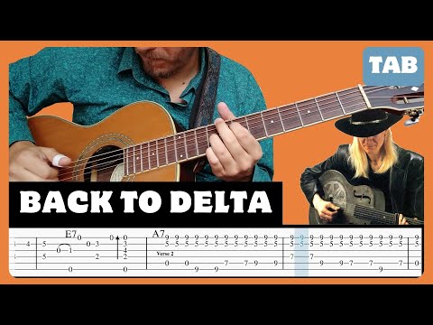 Johnny Winter - Back To Delta - Guitar Tab | Lesson | Cover | Tutorial