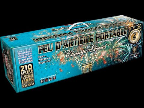 22521LPF - PORTABLE CHAMPS ÉLYSÉES 2min - LA BOUTIQUE DE LARTIFICIER