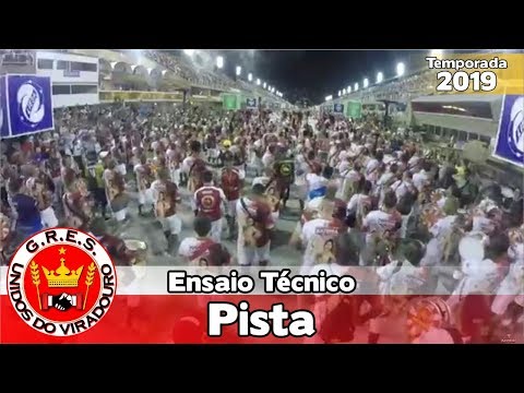 Viradouro 2019 - Bateria no ensaio técnico (Pista) - Apoteose ao vivo