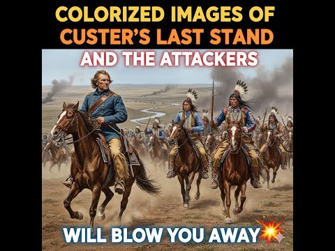 Colorized Images of Custer’s Last Stand and the Attackers Will Blow You Away - History Recolored