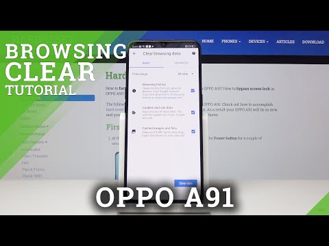 How to Clear Browsing Data in  OPPO A91 – Delete Browser History
