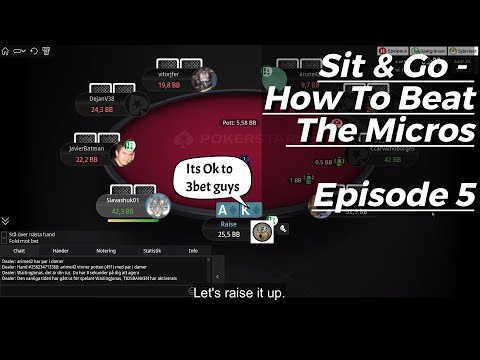 How to beat the Micros - Sit & Go || Poker – Low Stakes Winning Strategy | Episode 5