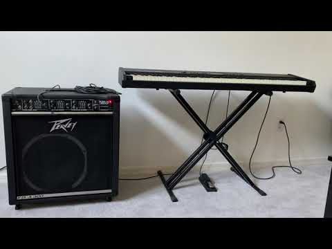 Amp & Keyboard! Roland RD-100 1999 Black,  Peavey KB/A 300 Amp, Stand, Bench, and Bag image 21