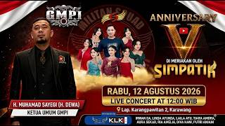 Download lagu 🔴LIVE SIMPATIK MUSIC || ANNIVERSARY KE - 5 GMPI || KARAWANG, 12/08/26 mp3