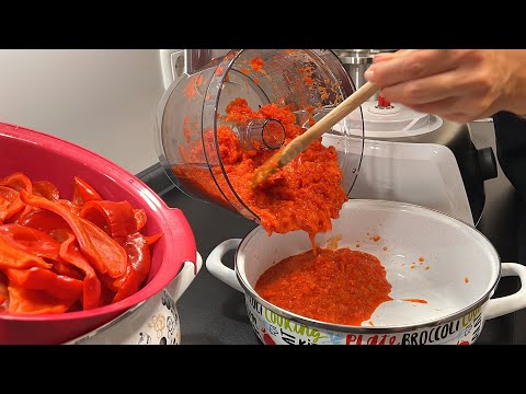 Domaći ajvar od barene paprike, bolji nego na selu!