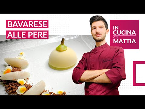 | BAVARESE ALLE PERE | con salsa all'arancia e pere caramellate | IN CUCINA CON MATTIA |