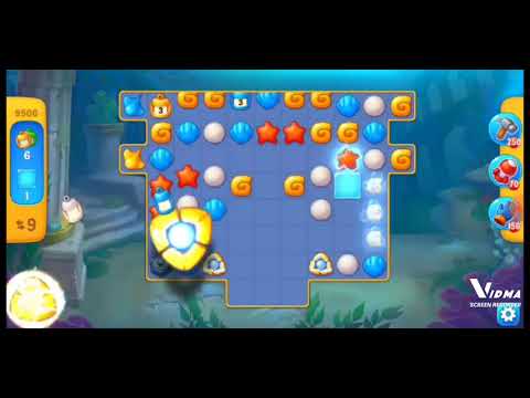 Fishdom. 9506 level no boosters and diamonds. 13 moves