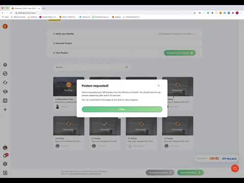 Palace x Renti Covid Tracker