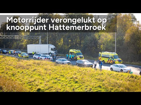 Motorrijder overleden bij eenzijdig ongeval A50 knooppunt Hattemerbroek - ©StefanVerkerk.nl