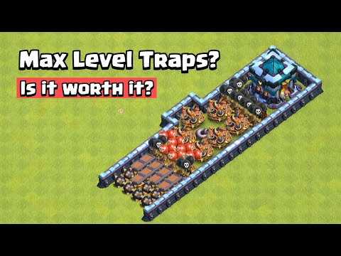 Level 1 Troops VS Max Level Traps | Clash of Clans