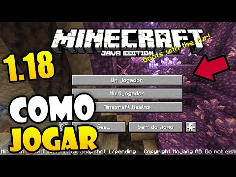 MINECRAFT 1.18 - COMO JOGAR A NOVA VERSÃO 1.18 SNAPSHOT