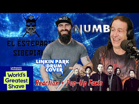 Ep 181: El Estepario Siberiano - Numb (Linkin Park Drum Cover) - Reaction & Pop-Up Facts
