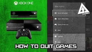 Xbox One - How to Quit Games and Apps