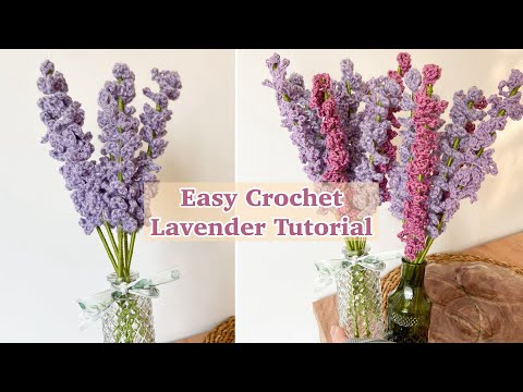 DIY Easy Crochet Tulip Bouquet