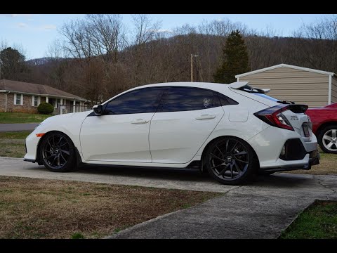 Bc coilovers on my 2018 Honda civic sport fk7