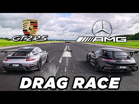 Mercedes-AMG GT Black Series vs. Porsche GT2 RS | DRAG RACE