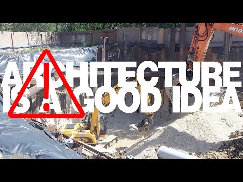 Attention! Deep excavations! - diaphragm walls | Architecture is a good idea