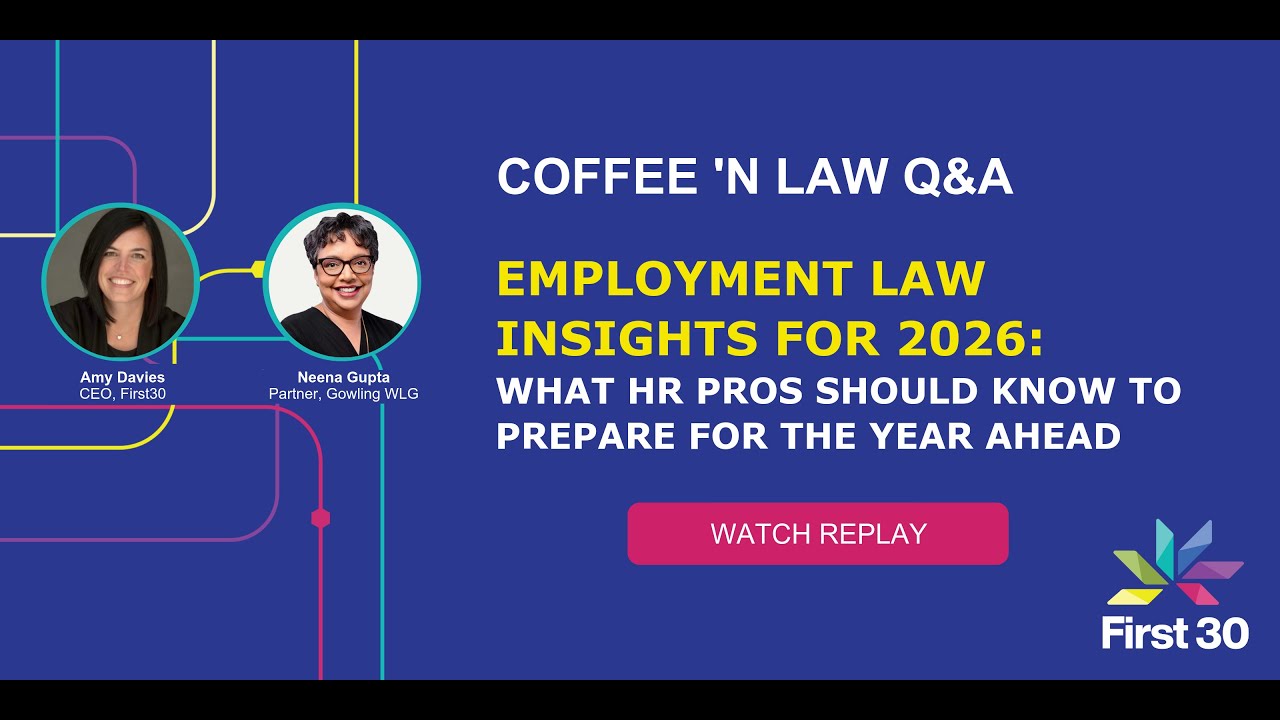 Employment Law Insights for 2026:  What HR Pros Should Know